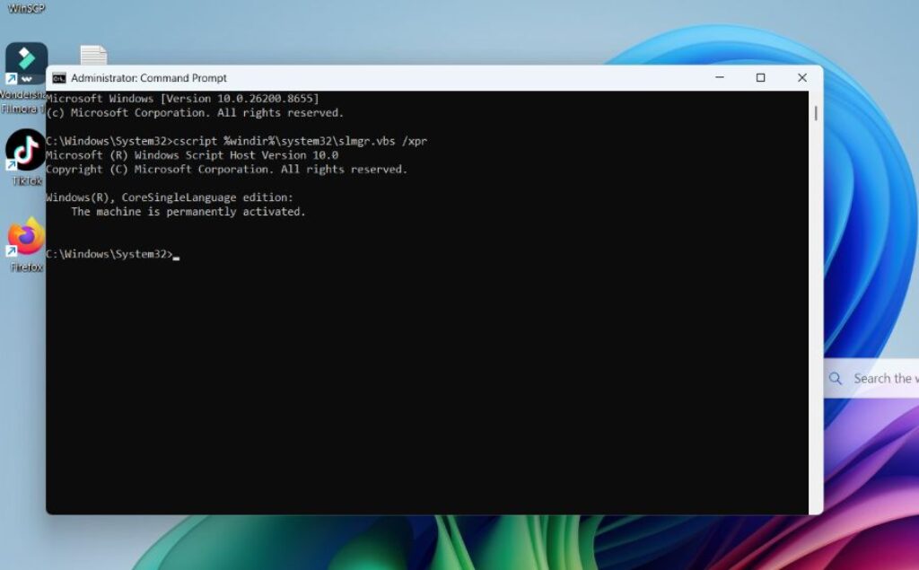 cmd-activation