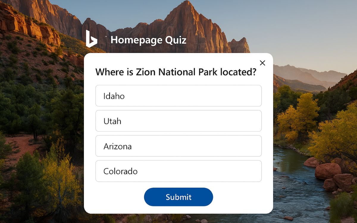 How To Play Bing Homepage Quiz 2025 Updated GeeksDigit Com