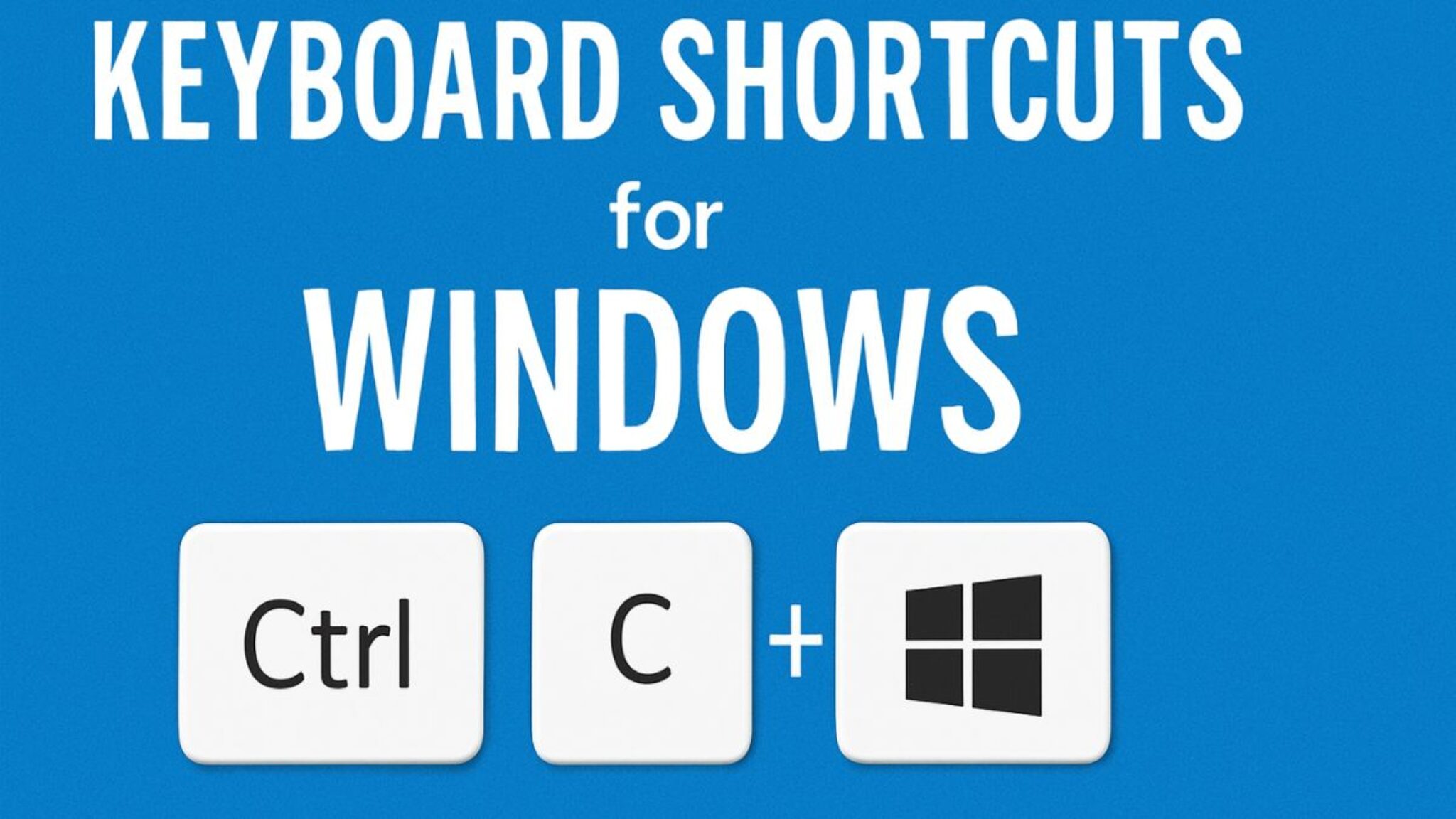 All Keyboard Shortcuts in Windows (Category Wise) - GeeksDigit.Com