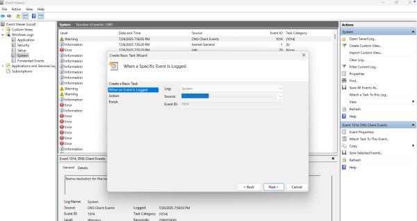 event-logged-triggered