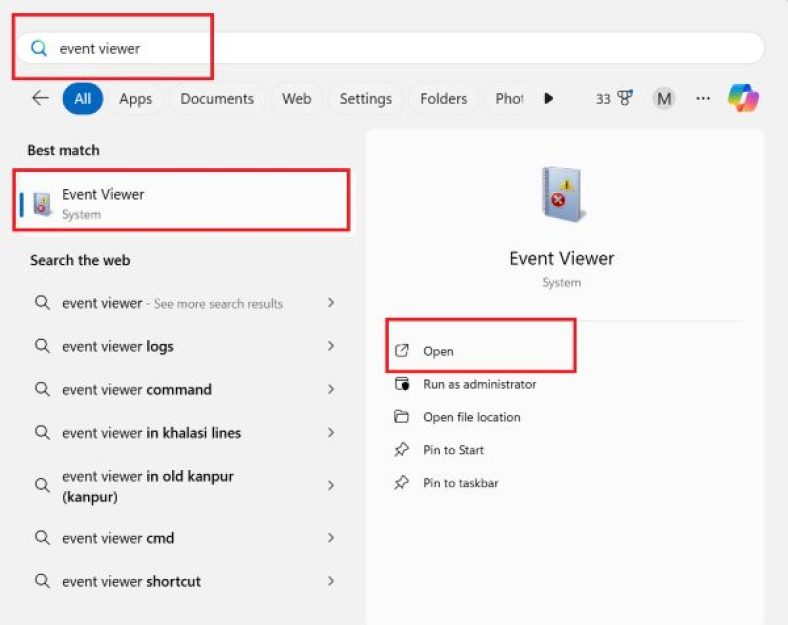 How to Use Event Viewer in Windows 11 [2026] - GeeksDigit.Com