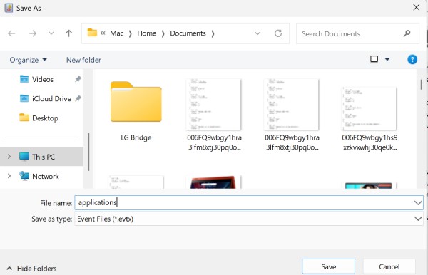 save-log-event-viewer
