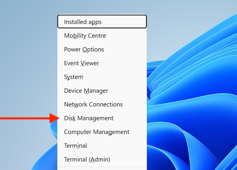 open-disk-management