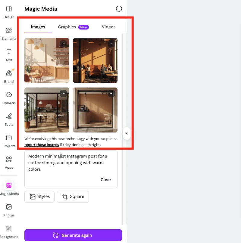 select-created-image