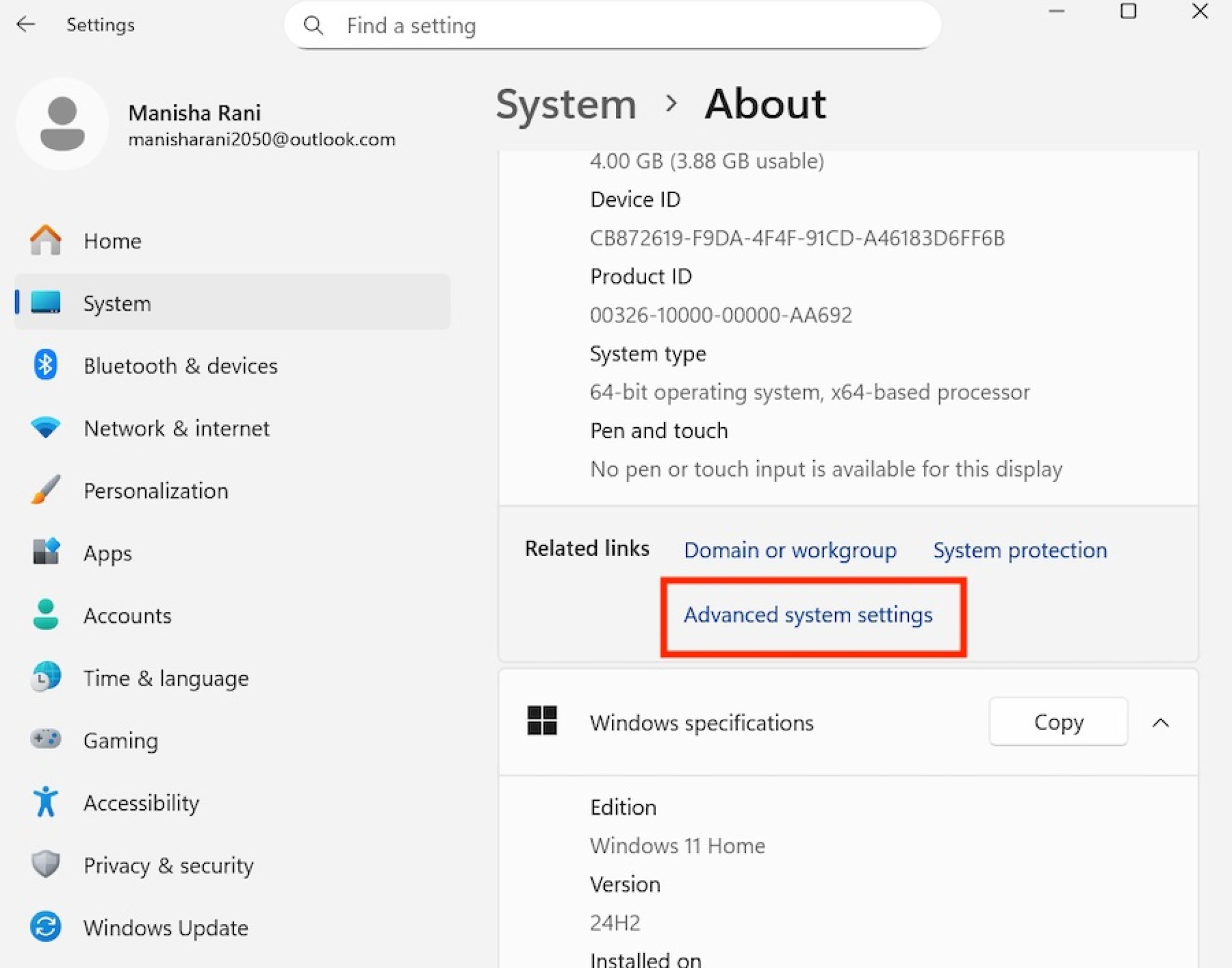 How to Open System Properties in Windows 11 - GeeksDigit.Com
