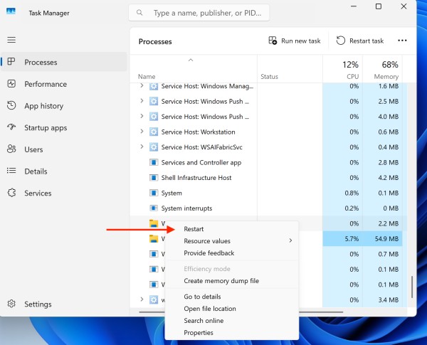 restart-windows-explorer