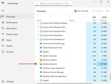 how to restart file explorer windows 11 without task manager