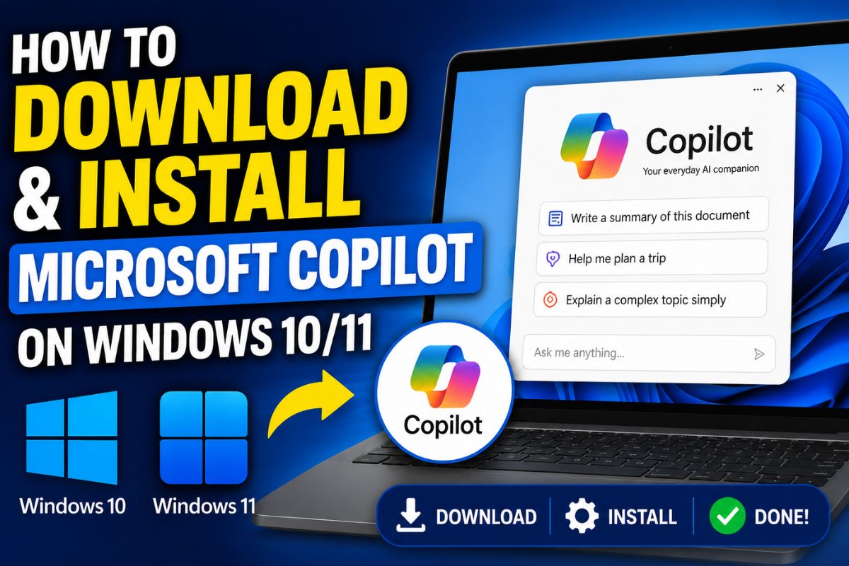 How to Download/Install Microsoft Copilot on Windows 10/11