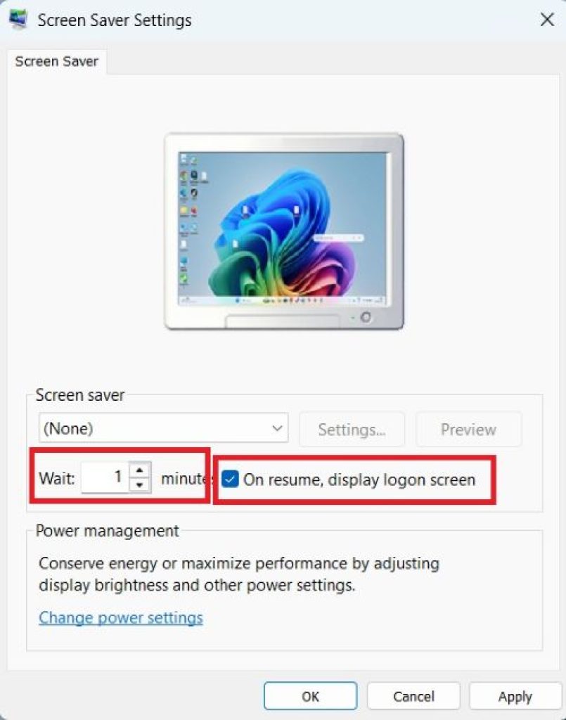 screensaver-settings-time-set