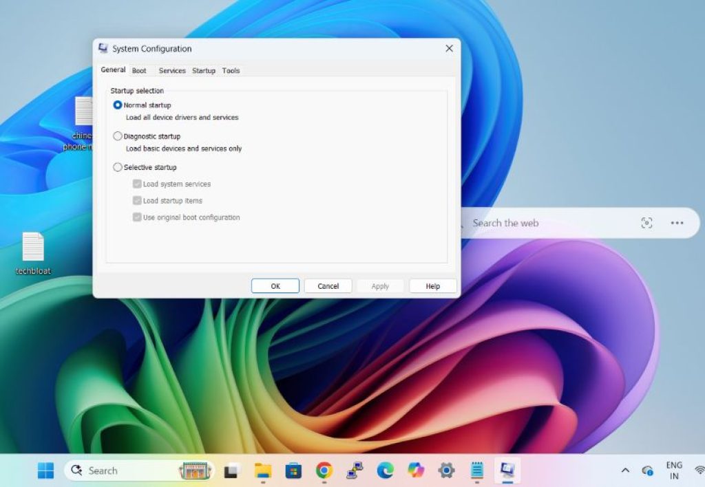 system-configuration-menu