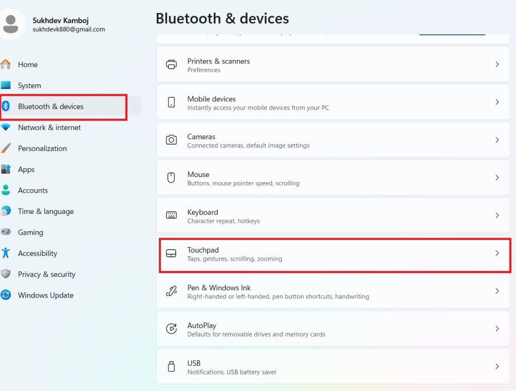 bluetooth-devices-touchpad