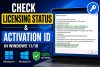Check Licensing Status and Activation ID-windows