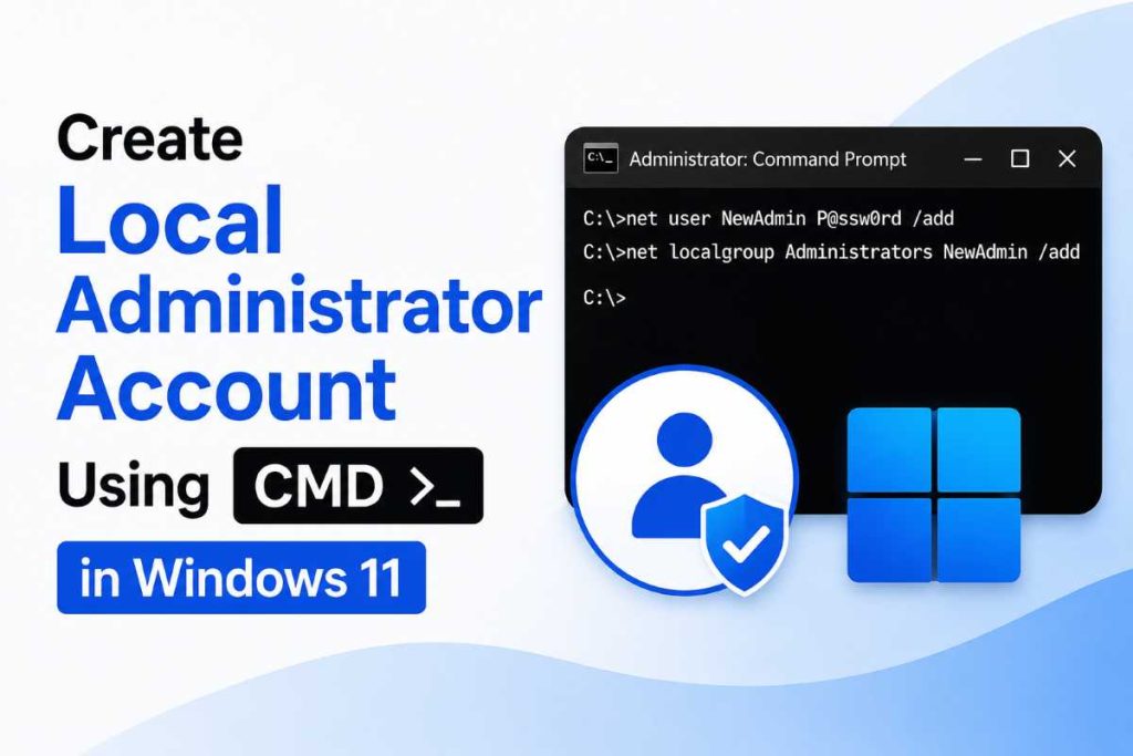 Create a Local Administrator Account Using CMD in Windows 11 ...
