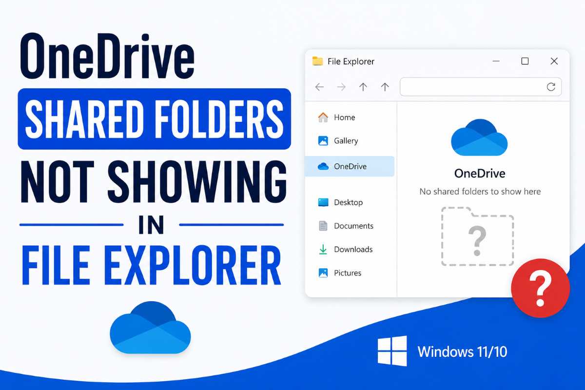 OneDrive Shared Folders Not Showing in File Explorer