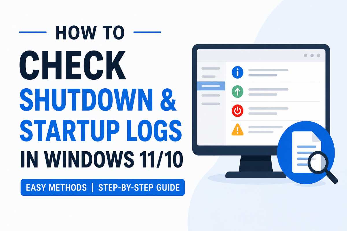 check-shutdown-startup-log