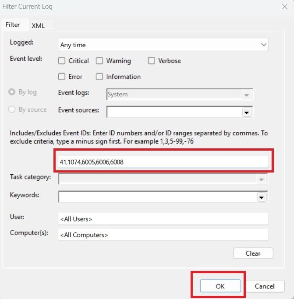 filter-event-ids