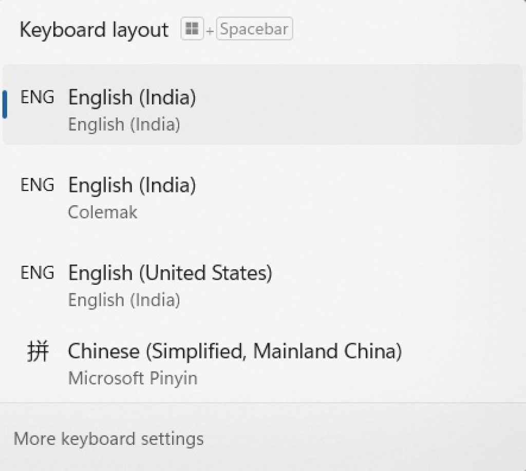 language-taskbar