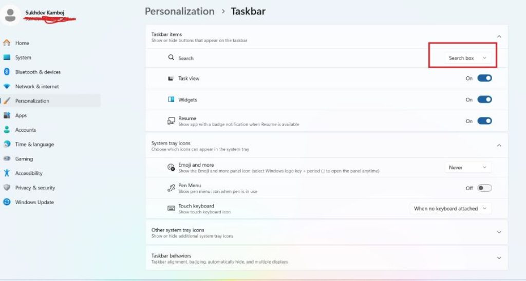 personalizations-taskbar-search