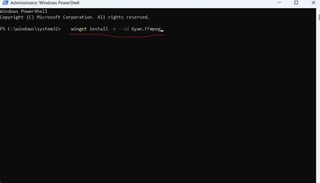 powershell-install-ffmpeg