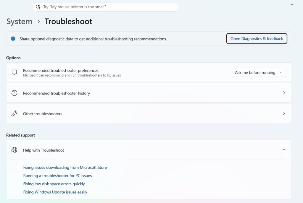 system-troubleshoot