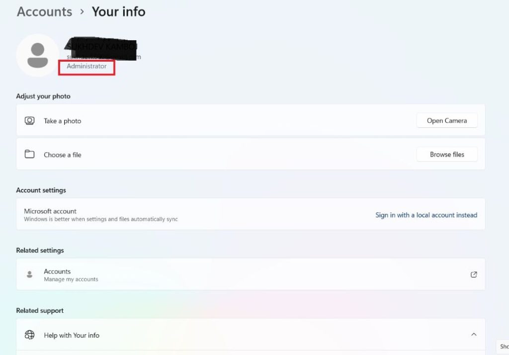 your-info-administrator