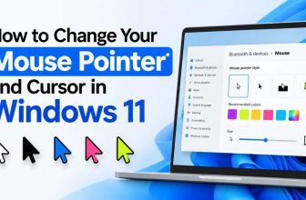Change Your Mouse Pointer and Cursor in Windows 11