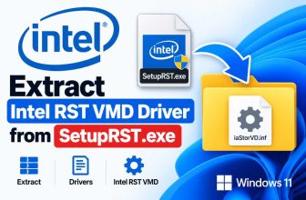Extract Intel RST VMD Driver from SetupRST.exe