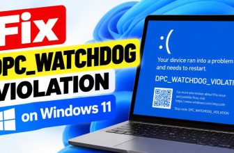 FIX DPC WATCHDOG VIOLATION error in Windows 11