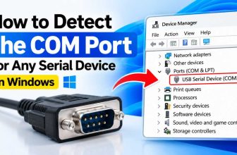 How to Detect the COM Port for Any Serial Device in Windows-