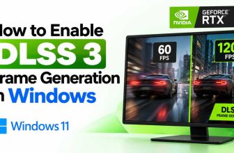 How to Enable DLSS 3 Frame Generation in windows