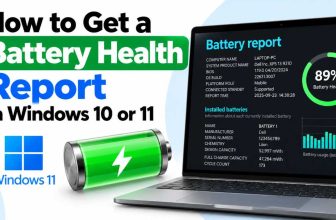 How to Get a Battery Health Report in Windows