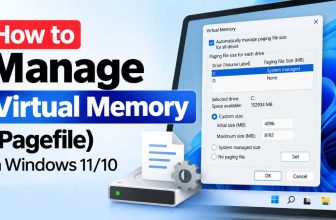 How to Manage Virtual Memory (Pagefile) in Windows 11