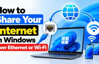How to Share Your Internet in Windows Over Ethernet or Wi-Fi
