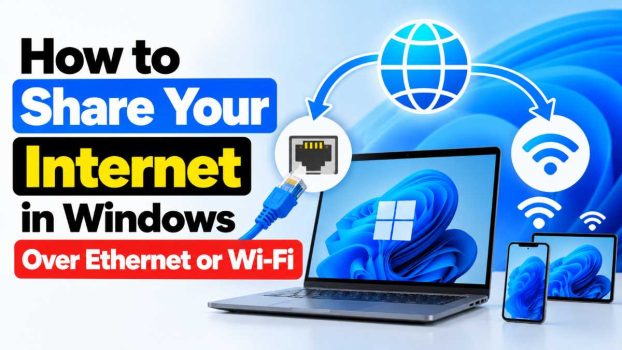 How to Share Your Internet in Windows Over Ethernet or Wi-Fi
