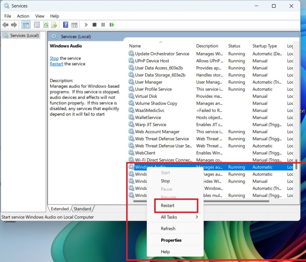 services-windows-audio-restart