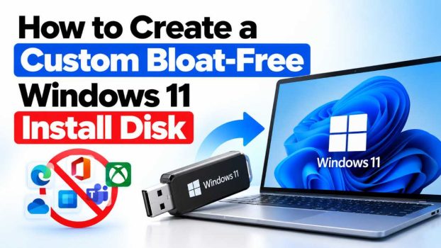 Create a Custom Bloat-Free Windows 11 Install Disk
