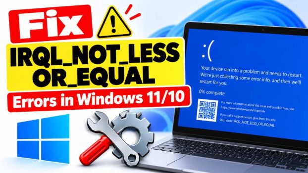 Fix IRQL_NOT_LESS_OR_EQUAL Errors