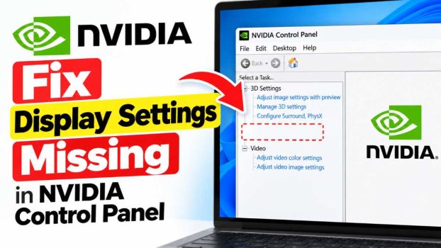 Fix Missing NVIDIA Display Settings