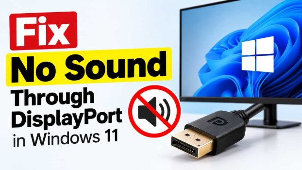 Fix No Sound Through DisplayPort in Windows 11