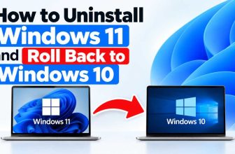 How to Roll Back from Windows 11 to Windows 10
