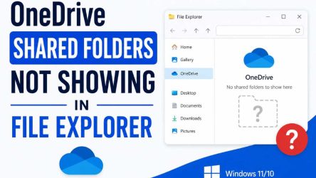 OneDrive Shared Folders Not Showing in File Explorer