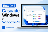 How Do i cascade Windows in Windows 11