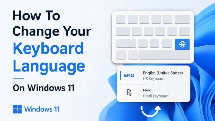 How To Change Your Keyboard Language On Windows 11