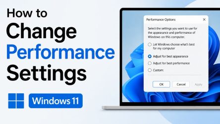 How to Change Performance Settings in Windows 11
