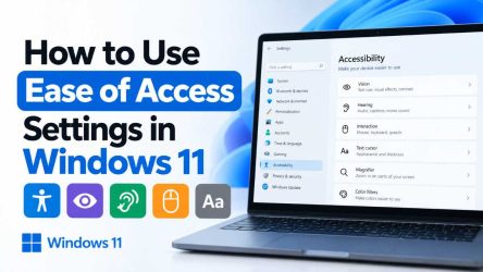 How to Use Ease of Access Settings in Windows 11
