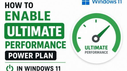 How to Enable Ultimate Performance Power Plan in Windows 11