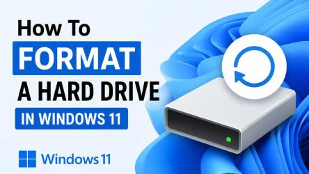 How to Format a Hard Drive or SSD in Windows 11