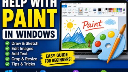 Help With Paint in Windows 11/10