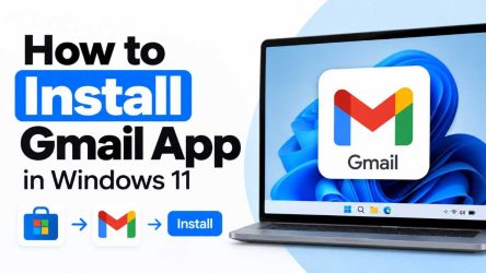 How to Install Gmail App in Windows 11