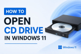 How to open cd drive in Windows 11